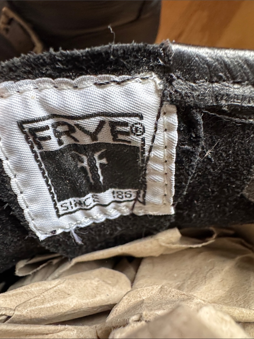 Frye Black Leather Boot with Buckles - Picture 2 of 6